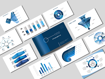 Infographics- Blue Pitch Deck