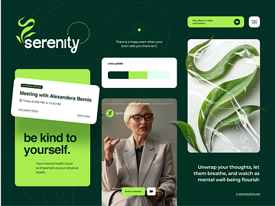 Serenity Branding 3d adobe firefly agency brand designer brand identity brand sign branding business clean design clinic logo firefly graphic design logo logo design logo designer marketing mental health modern logo design phyciatrist startup