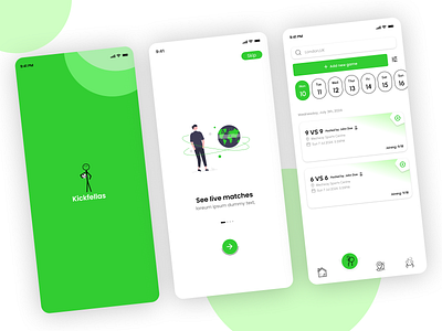 Online Find Football Match App Design app design figma uxui design