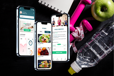 Fitness Mobile App Ui/UX Design fitness mobile mobileapp ui uiux