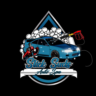 Auto Detailing Logo Design 3d autodetailing graphic design logo design mascot