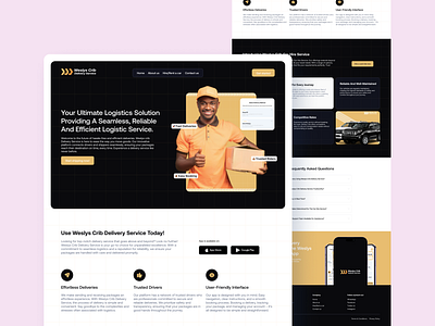 Startup logistics homepage Ul/UX design homepage design homepage ui homepage uiux landing page design landing page ui logistics logistics ui logistics website minimal ui design modern design modern homepage modern ui startup startup website ui website design website ui