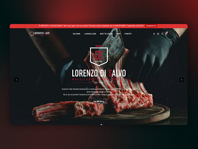 Macelleria Di Salvo | Brand Identity + Web Design + SM Strategy animation branding graphic design logo motion graphics ui web design