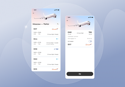 Buying airline tickets design figma illustration mobile ui ux