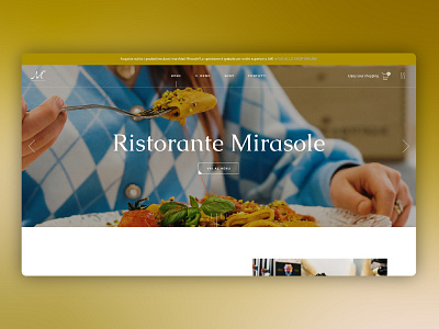 Ristorante Mirasole | Web Design + E-Commerce + Photography photography web design