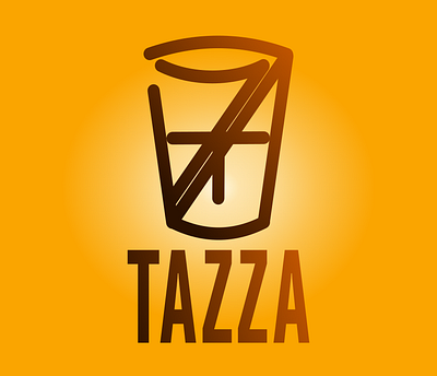 Daily Logo Challenge - Coffee Shop: Tazza coffee shop dailylogochallenge graphic design logo