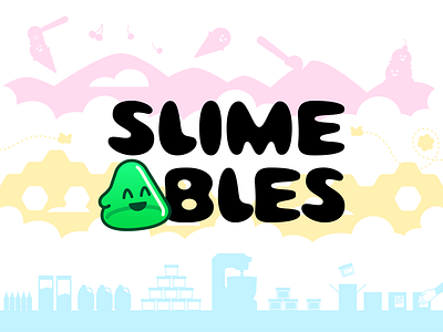 Slimeables branding design graphic design illustration logo vector