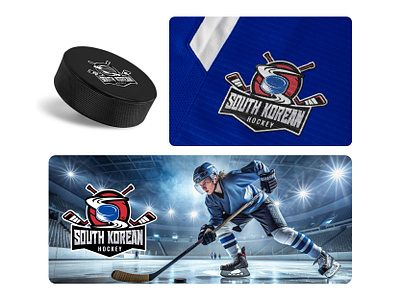 South Korean Hockey-Branding and Visuals branding game hockey logo