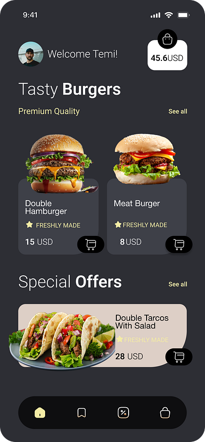 Burger Bliss: A Seamless Burger Ordering Experience app design branding design prototype figma food ordering mobiledesign ordering system prototype ui