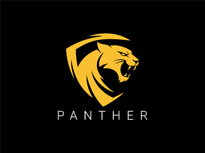 Panther Logo aggressive animal big cat black panther brutal fierce king panther panther head logo panther logo panther security panther shield powerpoint security strong tiger violent warrior wild panther wildlife