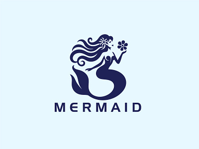 Mermaid Logo adventure aquatic beautiful mermaid character creature fairytale fantasy fish fish girl fish logo fish women flower mermaid mermaid mermaid swimming mermaids mermaids logo mythological nautical under water women fish