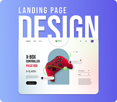 Landing Page Design e commerce game landing page minimal nayeem simple web web design website