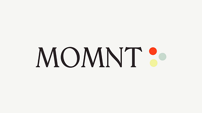 MOMNT animation app design banking branding lending logo logo animation typography ui