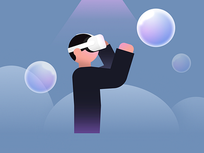 The future of XR illustration metaverse oculus xr