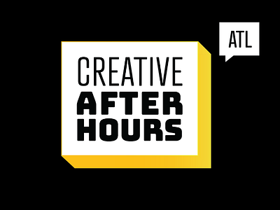 Creative After Hours brand community creative mornings design logo sublogo