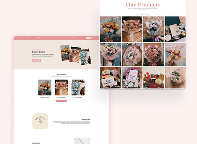 Sweetdeed Bouquet Bogor Landing Page