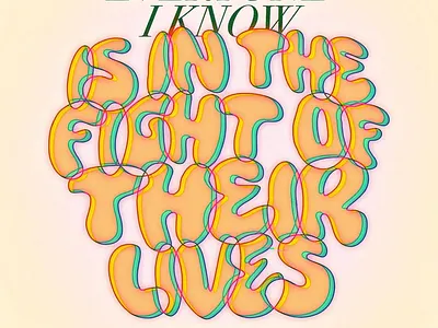 Everyone I Know bubble cartoon design graphic design hand lettering illustration illustrator retro seventies type typography vintage