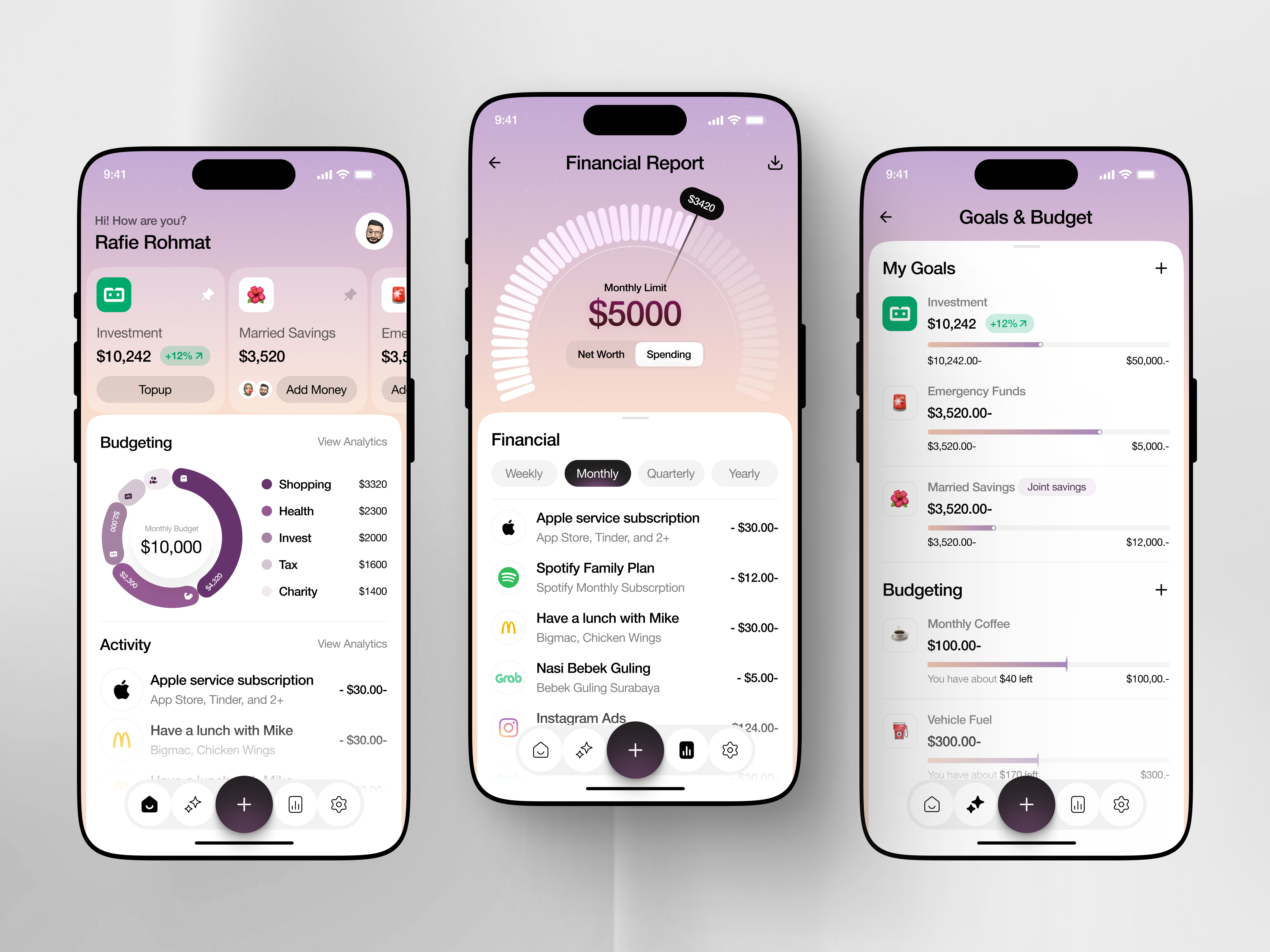 Finance Management App app banking banking app budgeting finance finance app finance management finance manager financial fintech mobile mobile app mobile finance money management personal banking personal finance