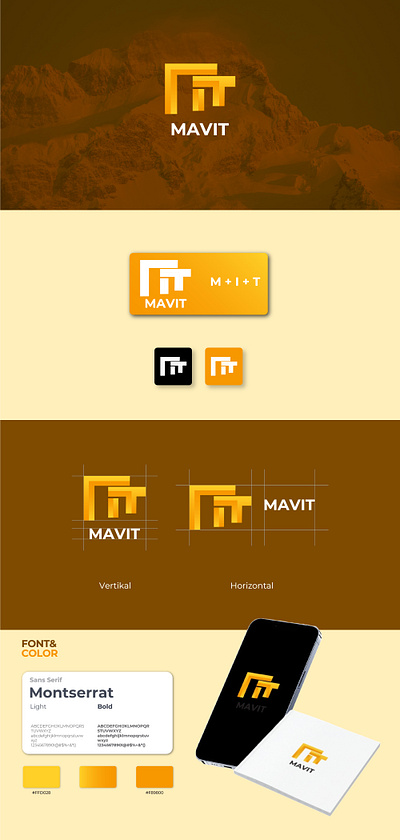 logo design business logo design and branding - MAVIT brand branding design graphic design identity logo vector