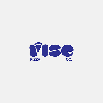 rise pizza co. abstract branding brandmark coffee cup design dough illustration lettering logo logotype pizza quircky rise wordmark