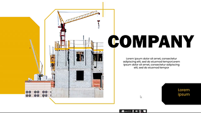 Construction - PPT template Video