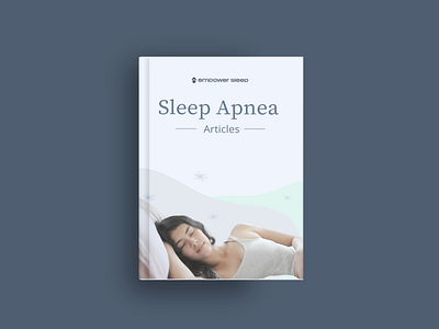 Empower Sleep eBook Cover & Layout Design article blog canva cover ebook layout pdf