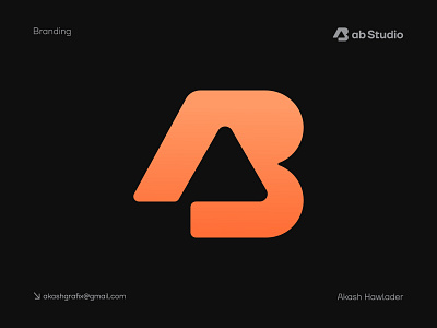 AB Studio Logo Designed a meda logo a studio logo ab icon ab logo ab mark ab media logo ab play icon logo ab studio logo b media logo b play logo b studio logo branding logo logodesigner media icon media logo modern logo play icon studio logo studio media