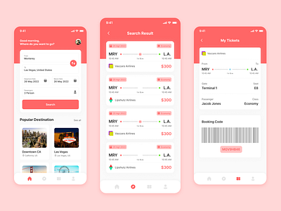 Flight Booking application appdesign design figma graphic design mobileapp typography ui uidesign ux