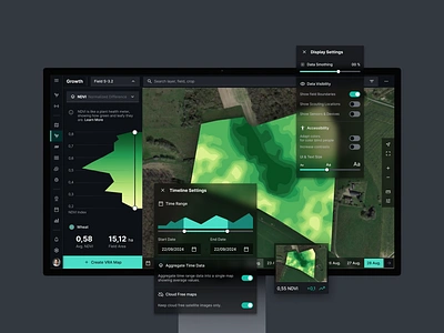 Map Explorer Settings dark data dataviz design digital explorer heatmap mac map monitor navigation settings ui ui design uiux ux