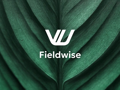 Fieldwise Logo agriculture app branding design digital farming innovation logo plant smart tech ui ui design uiux ux