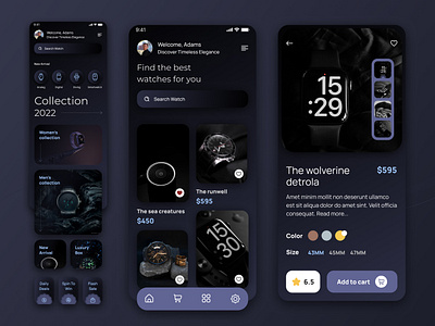 ⌚TickTrove : Discover Timeless Elegance animation branding luxurywatches product design ui uiux ux