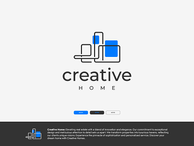 Creative Home Logo, Real Estate Logo Design brand identity branding dreamhome home logo homedesign househunter logo logo design logodesigner logos logotype property property logo real estate real estate company realestateagent realtor realtorlife realty sweethome