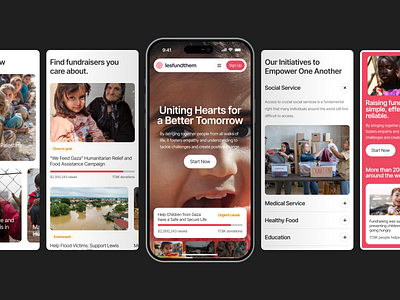 Lesfundthem - Crowdfunding Responsive Web blog cease fire charity clean crowdfunding free palestine fundraising gaza human landing page mobile web modern palestine responsive social app sudan watermelon web design