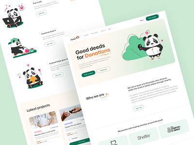 Website Design for a Charity Organization charity designforgood donation good socialimpact uxui web design website