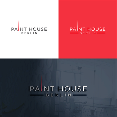 Painting Company Logo Design brush brush logo creative logo creative logo design dynamic flat logo minimal modern paint paint brush paint logo painting company logo painting logo design symbolic