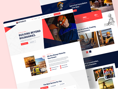 Renodmi Landing Page figma landing page redesign ui website