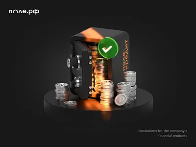 Finance illustrations 3d agriculture blender cycles design illustration modeling render set ui web