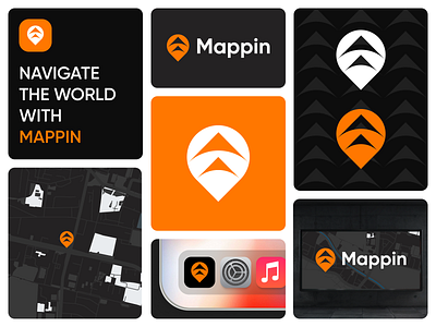 Mappin Logo - Navigate The World map