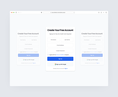 Seamless Sign-Up Experience: Elegant and User-Friendly Design design figma illustration login minimal modern signup ui