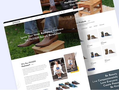 Passeri Website Redesign design graphic design redesign ui uiux website
