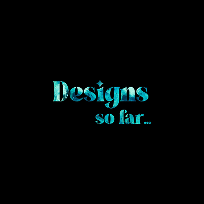 Designs so far... 3d blender branding design films graphic design illustration illustrator logo motion graphics photoshop poster short film thumbnail typography vector