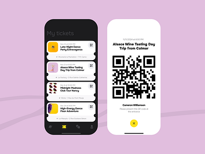 Nightlife Discovery iOS Mobile App | Event Tickets app app design book booking event events ios ios app ios app designer ios design ios designer iphone mobile mobile app mobile app designer mobile design mobile designer tickets ui