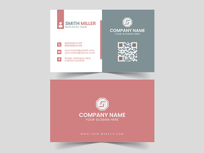 Corporate Professional Minimal Creative Business Card address card bio data bra brand design branding business business card card company company card corporate creative design elegant minimal professional template via