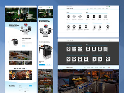 BroilKing Redesigned - Website UI design ecommerce figma minimal modern onlinepresence performance professional redesign sell trending ui ux webdesign