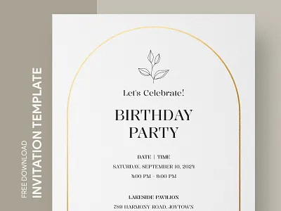 Simple Invitation aesthetic aesthetic invitation beige invitation birthday invitation docs free google docs templates free template free template google docs google google docs google docs invitation template gray invitation invitation invitation template invite party invitation simple simple invitation template