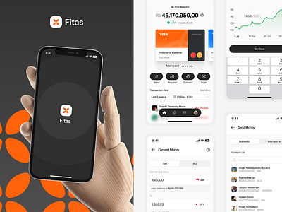 Fitas - Finance Mobile app bank elegant finance hidaytama mobile money online bank payment transaction ui ui design