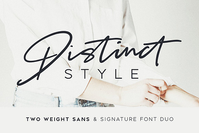 Distinct Style Font Duo branding font clean font commercial font contemporary font duo font editorial font fashion font fashionable font identity font instagram font logo font magazine font modern font personal font retail font script font signature font sophisticated font stylish font trendy font