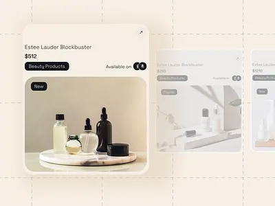 Product card branding graphic design logo ui