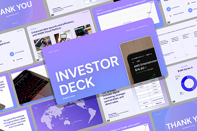 Investment Deck 3d branding design graphic design illustration logo typography ui ux vector