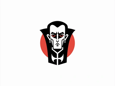 Vampire Logo branding character death design dracula emblem entertainment evil face horror icon illustration logo man mark mascot portrait sports vampire vector